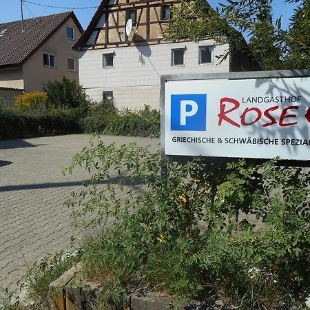 מלון דיטזיגן Landgasthof Rose מראה חיצוני תמונה